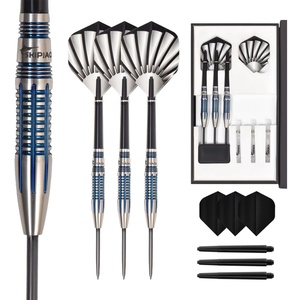 Fléchettes en acier tungstène résistantes aux intempéries Dartpfeil Jeu de fléchettes en plein air pour les activités de jardin et de camping - Product Image 1