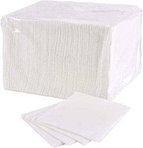 Serviette de cheveux jetable non tissée écologique blanche à carreaux 30x40cm 60gsm pour salon de coiffure et spa, séchage rapide, avec emballage personnalisé - Product Image 2