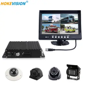 Wholesale 4CH 8CH 360 Dashcam HDD 1080P Car Security Mdvr Mobile Dvr Kit 12V 24v Vehicle Blackbox Truck Bus Camera CCTV System