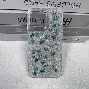 Para Redmi <span class=keywords><strong>Note</strong></span> 13 Pro Glitter Butterfly Diamond Funda de teléfono de lujo para iPhone 15 Pro Max Fundas de teléfono móvil de diamantes de imitación hechas a mano - Product Image 3