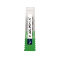 4F D12R0.5*35*75L 60 °   Fraise à rayonner en carbure monobloc, 4 dents, queue de 12 mm, 75 mm, pour usinage CNC de l'acier trempé