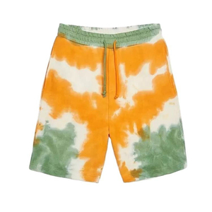Conjunto Deportivo para Hombre, Sudadera con Capucha y Pantalones Cortos de Algodón con Estampado Tie-Dye - Product Image 5