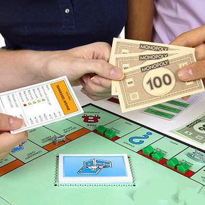 Jeu de société familial OEM/ODM personnalisé, jeu de société Monopoli, jeu de cartes, laminage mat, emballage personnalisé pour - Product Image 1