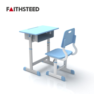 Muebles de aula universitarios de metal personalizables, escritorio y silla para niños como solución para estudiantes - Product Image 3