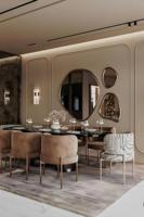 Meubles de chambre personnalisables, ensemble de canapés pour salon, ensemble de chambre de luxe, lit Queen/King Size pour une conception complète de villa