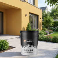 Peinture Faïence Super Hydrophobe Écologique pour Murs Extérieurs – Revêtement Texturé Gamazine Effet Pierre