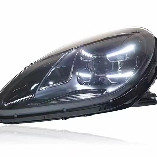 Upgrade High Configuration 4 Lens matrix LED Headlamp Headlight Plug and Play for Porsche Macan Head Lamp Head Light 2011-2018