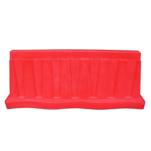 Barreras de seguridad vial de tráfico Barrera de choque de tráfico LLDPE barricada rellena de arena Señal de carretera City Park Sled barrera plegable - Product Image 3
