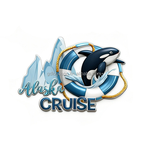 Magneti smaltati mongolfiera in metallo, - Product Image 6