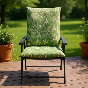 Cuscini per Sedia da Giardino Stile Loft 95x50x4cm, Idrorepellenti, Leggeri con Imbottitura in Schiuma e Cinghie di Fissaggio per Uso Esterno - Product Image 2