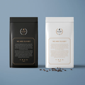 Sac à fermeture éclair sacs Kraft emballage de café pour supermarché emballage alimentaire grains de café papier luxe Shenzhen bonbons emballage PE - Product Image 5