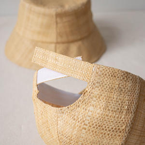 หมวกฟางราฟเฟียธรรมชาติลดราคาพิเศษ สไตล์เบสบอลสำหรับผู้ชาย เหมาะสำหรับกิจกรรมกลางแจ้ง ตกปลา ท่องเที่ยว และใช้ในชีวิตประจำวัน - Product Image 6