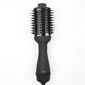New Model Professional Strong Wind Straightener Brush Blow Dryer Multi functional Adjustable Hot Air Comb Hair Dryer With Comb