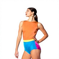Tela Elástica de Punto por Urdimbre 90% Poliéster 10% Spandex Teñida Lisa de Alto Gramaje para Ropa Deportiva, Trajes de Baño, Vestidos para Niños y Niñas