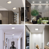 Nouvelle Arrivée Bonne Qualité DOB Down Light Rond En Plastique 16w 22w Panneau Led Monté En Surface