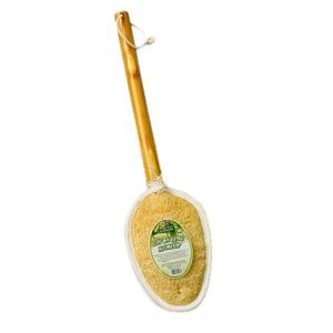 KB Ecolife Loofah Body & <b>Back</b> <b>Scrubber</b> with Wooden Handle Creates Fine Foam Exfoliates & Cleanses the Body 40cm Size - Product Image 5