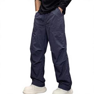 <span class=keywords><strong>Pantaloni</strong></span> da <span class=keywords><strong>Uomo</strong></span> in Nylon Stile Paracadute, Taglio Ergonomico 3D, Leggeri e ad Asciugatura Rapida, <span class=keywords><strong>Pantaloni</strong></span> Cargo Urbani Techwear Streetwear - Product Image 6