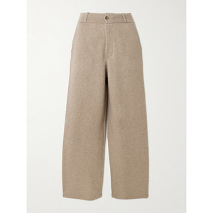 <span class=keywords><strong>Camel</strong></span> taille haute <span class=keywords><strong>pantalon</strong></span> large pour femmes automne et hiver drapé <span class=keywords><strong>pantalon</strong></span> droit respirant décontracté minceur conception - Product Image 4