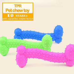 Giocattolo da Masticare per Cani in TPR a Forma di Osso per Cani Piccoli e Grandi, Resistente per la Pulizia dei Denti, Ideale per Masticatori Aggressivi - Product Image 1