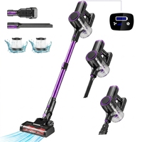 Harga Pabrik Vacuum Cleaner Tanpa Kabel, Tanpa Kantong, untuk Membersihkan Bulu Hewan Peliharaan dan Lantai Kayu Keras, untuk Rumah, Hotel, Garasi, Bertenaga Baterai
