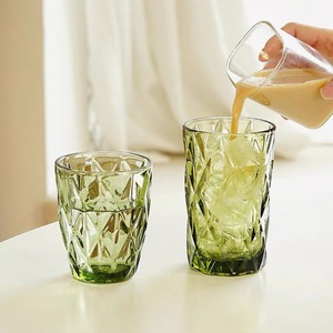 Tinh tế hộ gia đình thủy tinh drinkware màu chính dày cốc nước cho khách sạn súc miệng nước trái cây bàn chải bia hơn - Product Image 3