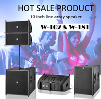 Line Array 10 pouces Haut-parleurs 18 pouces Subwoofer Array Active Full Set Line Array Prix le moins cher pour l'extérieur