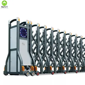 Customize Heavy Duty Aluminum Retractable Gate Motor Barrier Automatic Telescopic Sliding Heavy Duty Slide Gate