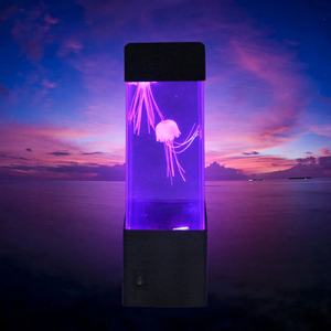Lampe de table en forme de méduse électrique avec lumière changeante de couleur, cadeau pour enfants, hommes, femmes, décoration d'intérieur pour la pièce, lumière d'ambiance - Product Image 3