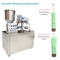 Machine de remplissage et de scellage de crème pour les mains, crème de soin, nettoyant visage, essence, dentifrice