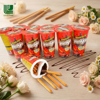 Bâtonnets de chocolat solides personnalisés en gros pour enfants, avec biscuits imprimés de dessins animés, enrobés de chocolat, collations Chaoan Luyuan