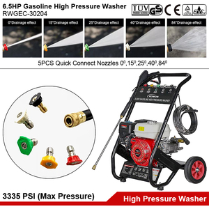 Promotion : <span class=keywords><strong>Nettoyeur</strong></span> <span class=keywords><strong>Haute</strong></span> <span class=keywords><strong>Pression</strong></span> à Essence 6,5 CV <span class=keywords><strong>pour</strong></span> Voitures et Surfaces – Laveuse à Jet d'Eau <span class=keywords><strong>pour</strong></span> Nettoyage Automobile - Product Image 4