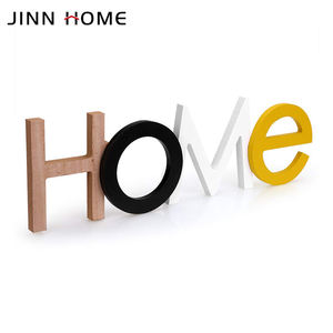 Rustica Freestanding Aqua appeso MDF ritaglio di parola arte dipinta parola decorazione segno con tema d'amore per tavoli e decorazioni per la casa - Product Image 5