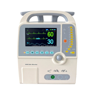 Défibrillateur-<span class=keywords><strong>AED</strong></span> vétérinaire électrique EURVET, portable, en plastique, avec support en ligne - Product Image 1