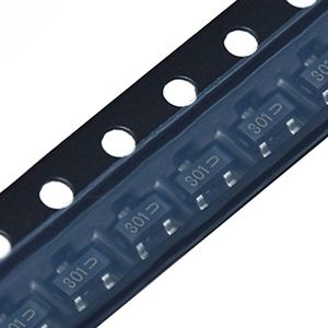 Componentes Electrónicos, Chip de Circuito Integrado IC MOSFET SOT23-3, Serigrafía 301 Original FDV301N - Product Image 1