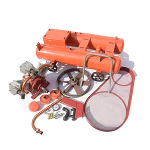 Low Noise durable W-1.8/5 Mining Diesel Piston Air Compressor with water cooled diesel engine