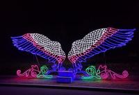 Aile d'ange à LED personnalisée Éclairage de Noël extérieur Lumières de fête Centre commercial Fête Mariage Décoration Paysage Lumières
