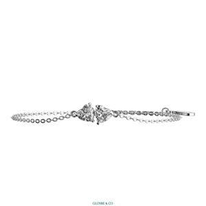 Pulsera de Oro Sólido de 18K con Diamantes Moissanite Sintéticos (Cultivados en Laboratorio) de Vietnam, Muy Apreciada - Product Image 1