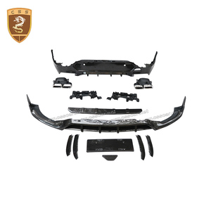 Topca auto del corpo adatto per mecedes classe GLC X253 coupe anteriore in fibra di carbonio lip diffusore spoiler body kit - Product Image 5