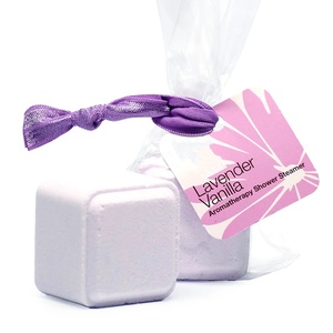 Cadeaux emballés individuellement avec marque de distributeur personnalisée <span class=keywords><strong>Cube</strong></span> d'huiles essentielles d'eucalyptus défroisseurs à vapeur de douche naturels - Product Image 5