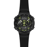 Digitaluhr Herren Wasserdichte Sport uhren Edelstahl Quarzuhr Armbanduhr