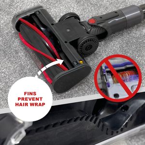 Accesorios de aspiradora cabezal de cepillo para Dysons V7 V8 V10 <span class=keywords><strong>V11</strong></span> cepillo de <span class=keywords><strong>limpieza</strong></span> de alfombras eléctrico inalámbrico repuestos con lámpara Led - Product Image 3