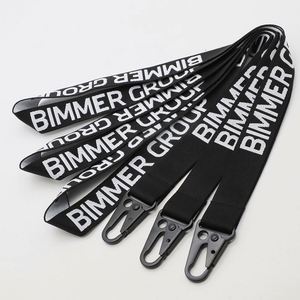 Custom Eagle Hook Car Club Promotional Gift Keychain Accessory Automotive Enthusiast Heavy Duty Jacquard <b>Lanyards</b> - Product Image 1