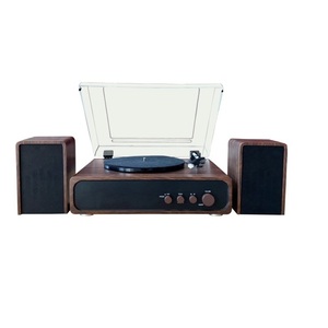 <span class=keywords><strong>Lecteur</strong></span> de platine <span class=keywords><strong>vinyle</strong></span> à 2 vitesses de haute qualité avec haut-parleurs externes - Product Image 1