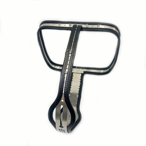 Cinturón de <span class=keywords><strong>Castidad</strong></span> Femenino de Acero Inoxidable SM Estilo Emperador Negro, Venta al por Mayor de Productos para Adultos, Venta al por Mayor de Cinturones de <span class=keywords><strong>Castidad</strong></span> para <span class=keywords><strong>Mujeres</strong></span> - Product Image 6