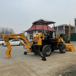 Free Delivery 2.5-ton Mini <b>Backhoe</b> Excavator 4x4 Compact <b>Tractor</b> with - Product Image 5