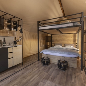 Tenda Glamping di Lusso per <span class=keywords><strong>Campeggio</strong></span> sul Tetto, <span class=keywords><strong>Casa</strong></span> Prefabbricata Stile Safari <span class=keywords><strong>in</strong></span> <span class=keywords><strong>Vendita</strong></span> - Product Image 3