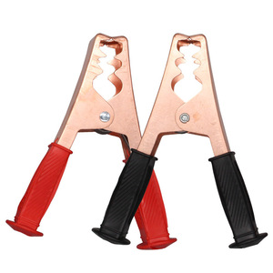 Autres pinces crocodiles en cuivre robustes pour le chargement de batteries de voiture, connexion CC isolée en plastique durable - Product Image 1