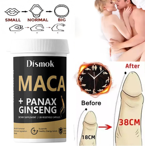 Hochdosierte OEM Potenzmittel für Männer: Verdickung, Verlängerung, um 3 Zoll Größenwachstum, Vergrößerung, <span class=keywords><strong>Maca</strong></span>-Ginseng-Energiemanagement, 120 Tabletten für Männer - Product Image 1