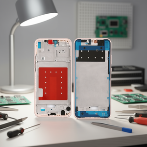 Schermo LCD P20 Lite con telaio rosa da 5,8 pollici, parte di ricambio per display TFT - Product Image 3