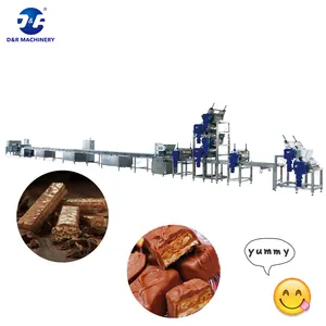 High Output Candy Bar Rolling-forming Line Full Automatic Chocolate Bar Making Machine For Nougat Or Caramel Layers Products